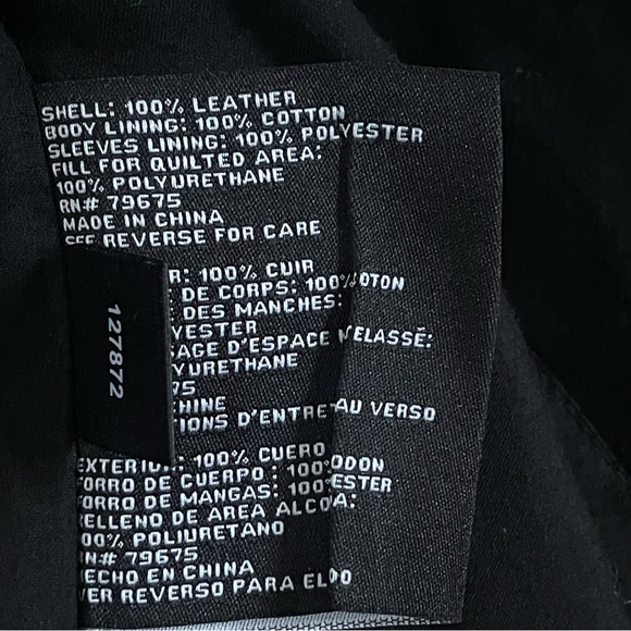 Michael Kors Suede Moto Jacket with Gold Accents - Picture 4 of 7